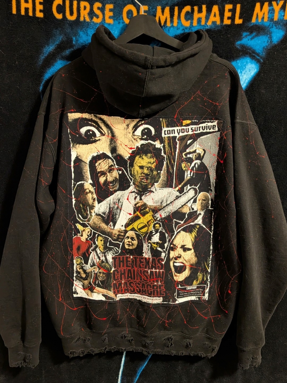 Custom Sewn "The Texas Chainsaw Massacre" Hoodie - Horror Movie Clothing